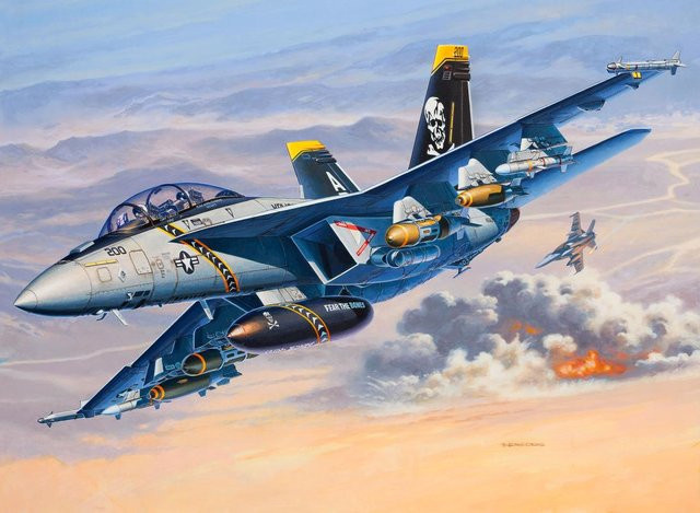 Revell F/A-18F Super Hornet, Modellbau, 1:72, ab 12 Jahren - Bild 1