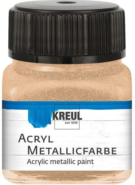 KREUL Acryl Metallicfarbe Champagner 20 ml - Bild 1