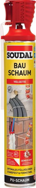Soudal B2 Genius Bauschaum aus Polyurethan, Beige, 750 ml - Bild 1
