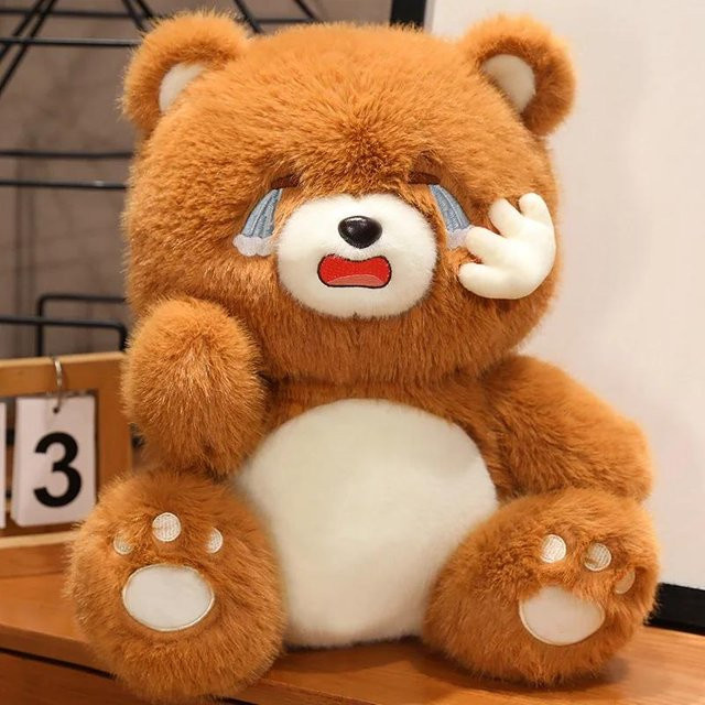 Kidsly Weinendes Bären-Plüschtier, Braunbär, ab 14 Jahren - Bild 1