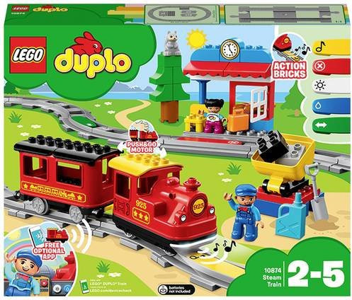 LEGO DUPLO Dampfeisenbahn 10874 Mehrfarbig