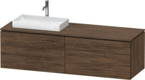 Duravit Waschtischunterschrank L-Cube in Weiß, B/T/H: 162 x 55 x 48,2 cm - Bild 1