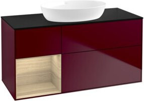 V&B Waschtischunterschrank Finion mit offenem Regal, Breite: 120 cm, Tiefe: 50,1 cm, Höhe: 50,1 cm - Bild 1