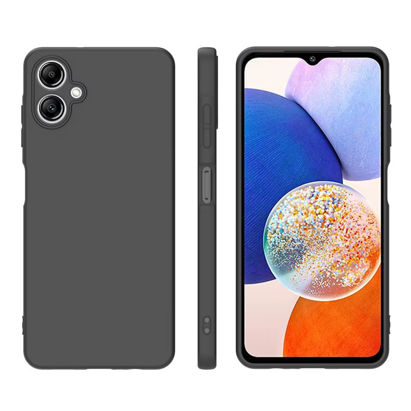 Matte Silikon Handyhülle für Samsung Galaxy A07 A17 A06 A05 A05S 5G in Schwarz - Bild 2