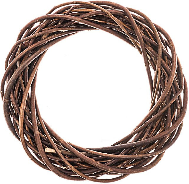 Rico Design Weidenkranz ungeschält in Natur mit einem Durchmesser von 17 cm - Bild 1