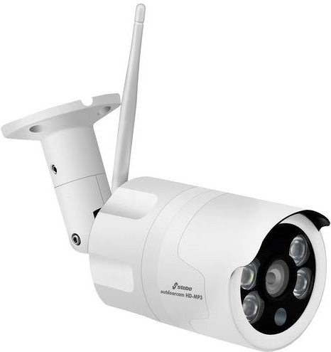 Stabo Funk-Zusatzkamera für Multifon Security V 51137, Outdoor-Videoüberwachung in Weiß, 2304 x 1296 Pixel, 2.4GHz Wi-Fi - Bild 1