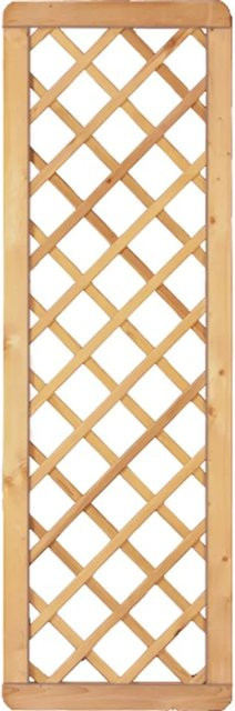 T & J Rankgitter Diagonal Avantgarde-Serie aus Fichten- und Kiefernholz in Grün, Höhe: 180 cm, Breite: 60 cm - Bild 1