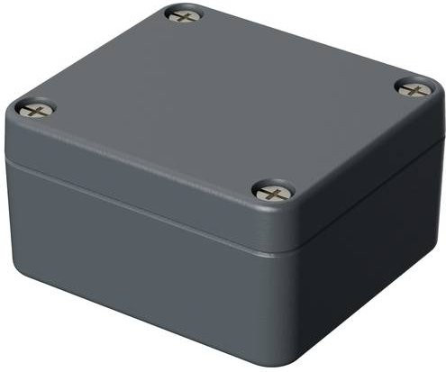 Bopla EUROMAS A 101 Industrie-Gehäuse aus Aluminium in Silber-Grau RAL 7001, B/T/H: 58 x 64 x 34 cm - Bild 1