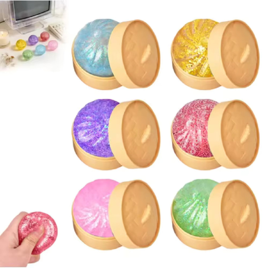 Bandai Dumpling-Squishies, Stressball, multicolour, blue - Bild 3