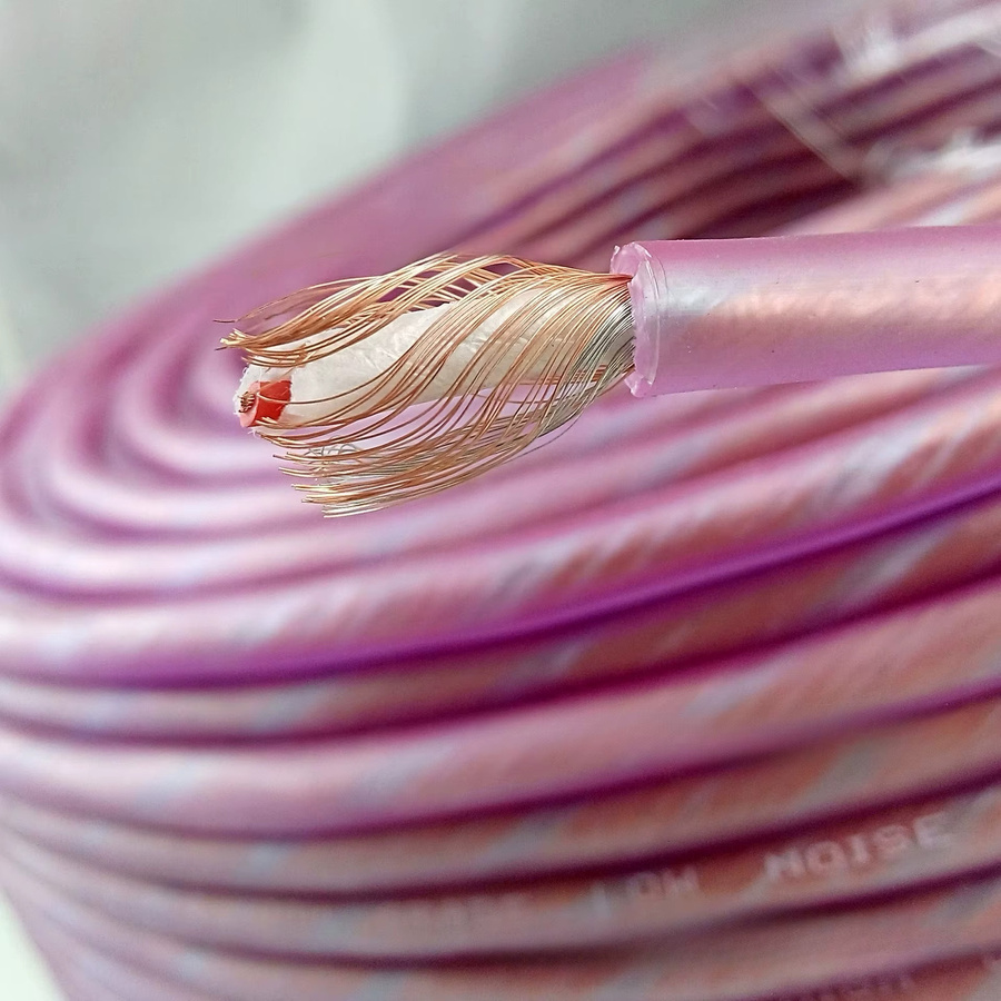 HUALIWEN Wrap Matte Mikrofonkabel Dual Core in Pink für Mischpultverkabelung - Bild 2