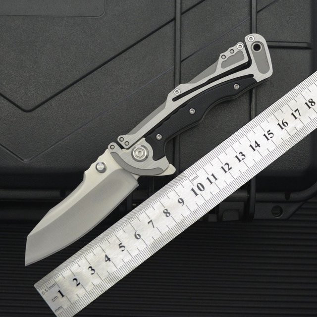 CR 5190 Graphit Outdoor-Klappmesser mit 8Cr13Mov Klinge und G10-Griff in Schwarz-Grau - Bild 1
