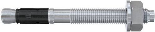 Fischer Bolzenanker FAZ II PLUS aus Stahl, galvanisch verzinkt, Farbe: Silber, Durchmesser: 10 mm, Länge: 20 mm - Bild 1