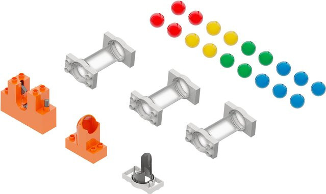 Hubelino Kugelbahn Erweiterung Kugelpumpe 24-teiliges Set - Bild 1