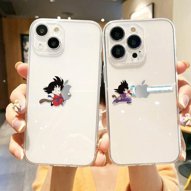 Stoßfeste Dragon Ball Son Goku Handyhülle für iPhone Modelle in Transparent von TOEI ANIMATION - Bild 1
