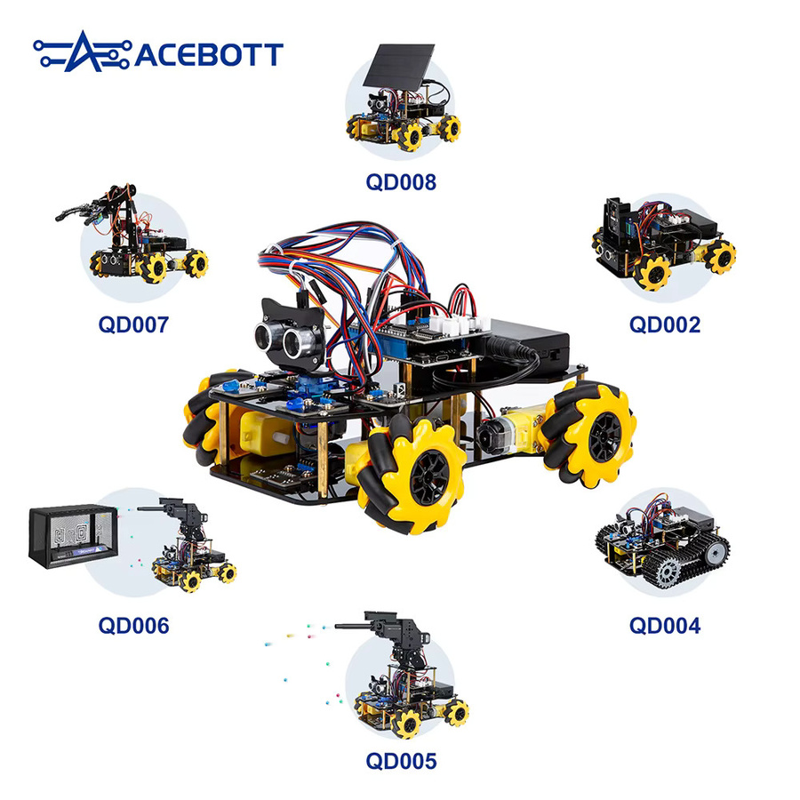 ACEBOTT Roboter-Spielzeug Starter-Kit, Smart Car Kit, ab 8 Jahren - Bild 2