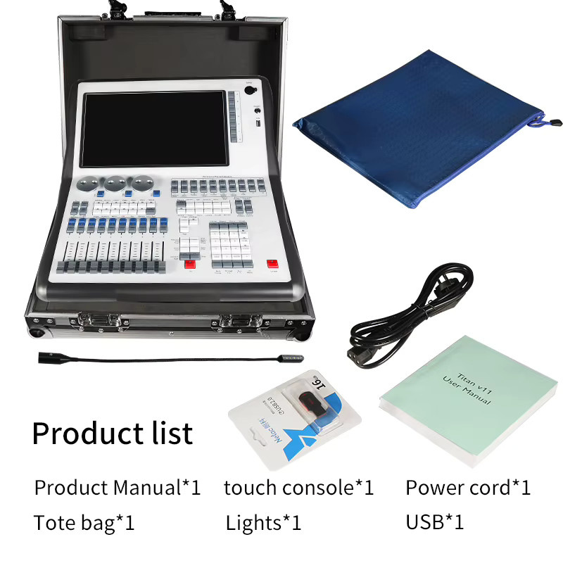 Quartz Titan V17 DMX-Controller Professionelle Bühnenbeleuchtungskonsole für DJ und Club - Bild 5
