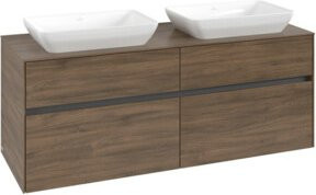 V&B Waschtischunterschrank Collaro für 2 Waschbecken in Arizona Oak, B/T/H: 140 x 54,8 x 50 cm - Bild 1