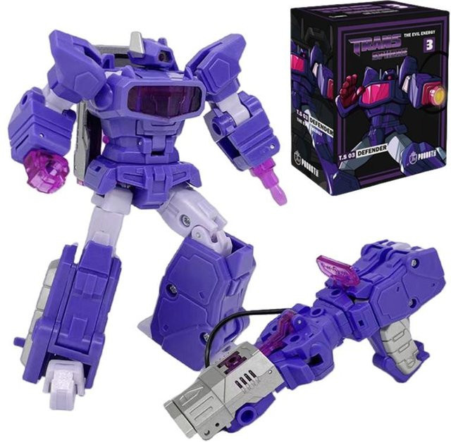 Yiran toy Transformer Shockwave Actionfigur lila - Bild 1