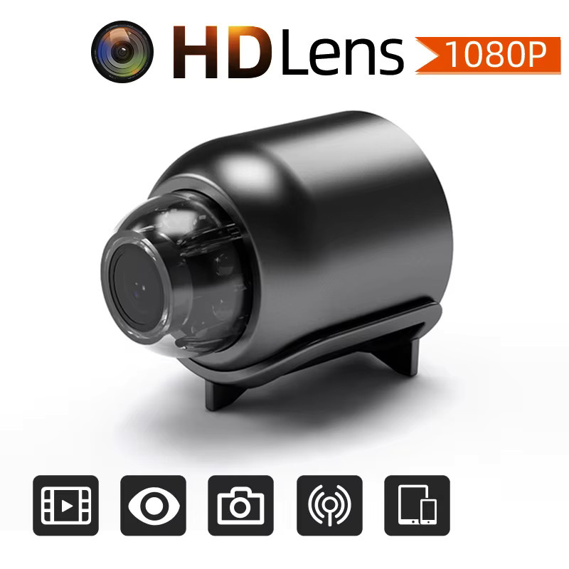 BESY Mikro-Webcam Full HD 1080P WLAN IP-Kamera mit USB-Anschluss in Schwarz - Bild 2