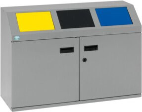 VAR Wertstoffsammelstation WSS 50 in Grau - Bild 1