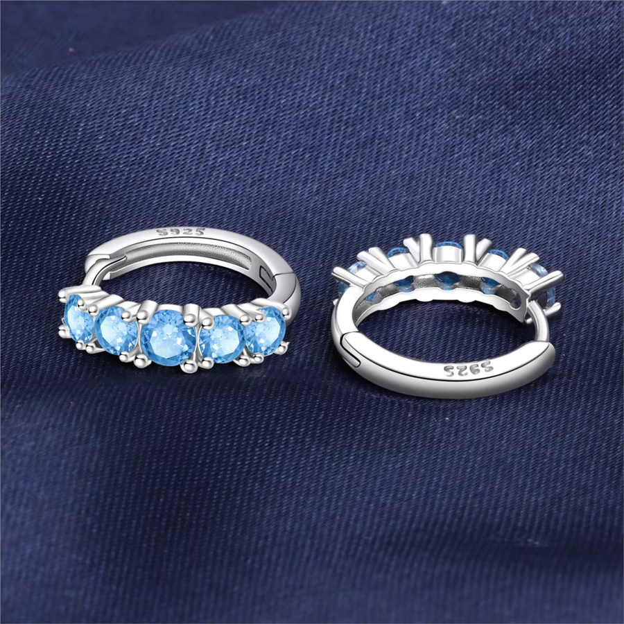 Orstarry Ohrringe, 925 Silber, bunt, Zirkonia, Damen - Bild 2