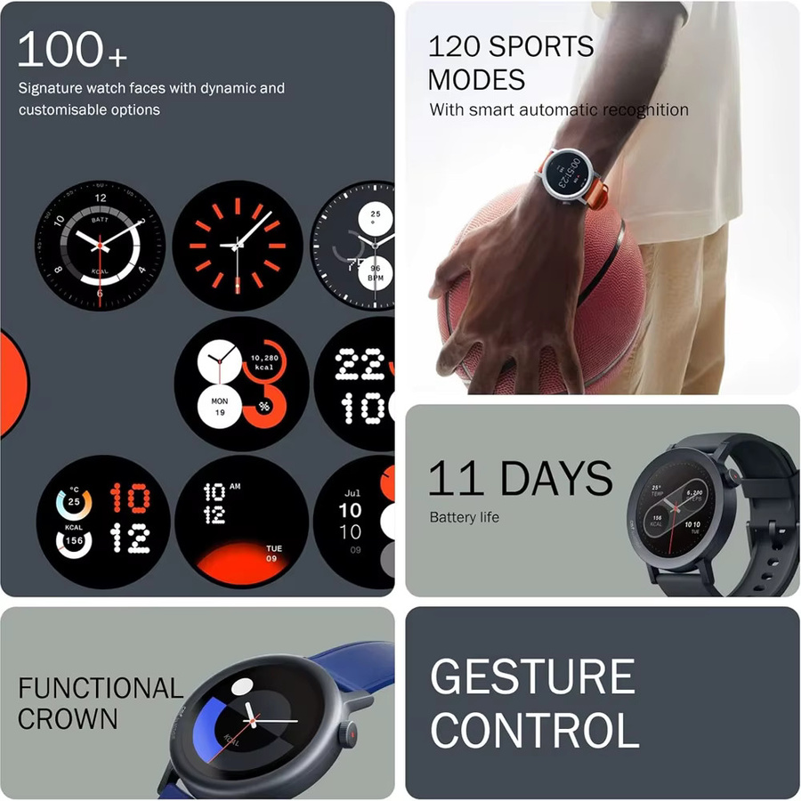 CMF by Nothing Smartwatch, Aluminium, Silikon, Orange, Unisex - Bild 2