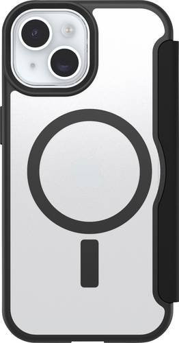 OtterBox React Series Folio Booklet Handyhülle für Apple iPhone 17e, 16e, 15, 14, 13 in Transparent/Schwarz mit induktiver Unterstützung - Bild 1