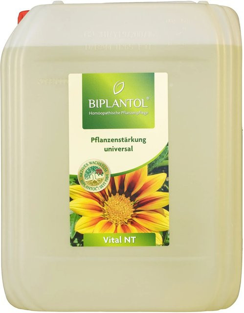 Biplantol Pflanzenstärkungsmittel Vital NT 1,0 l Homöopathisches Pflanzentonikum für Bäume, Sträucher, Zierpflanzen, Kakteen und Bonsai - Bild 1