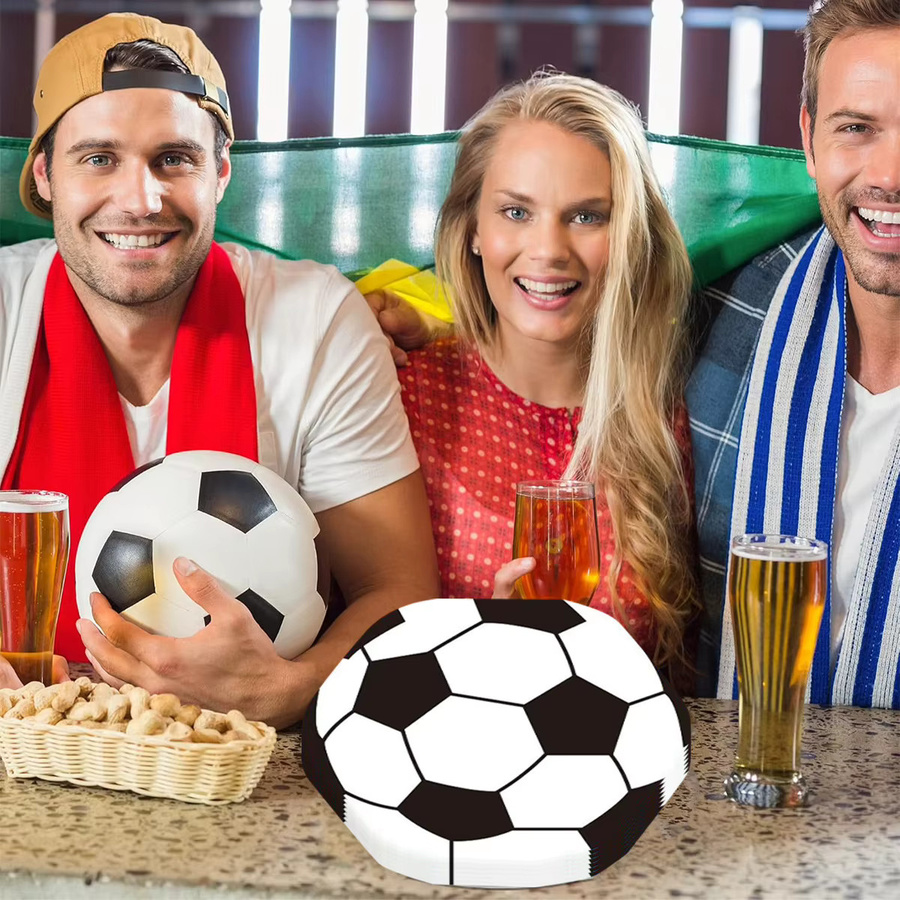 Bandai Kugelförmige Fußball-Servietten, Party-Dekorationszubehör, Doppelschichtige Servietten - Bild 1
