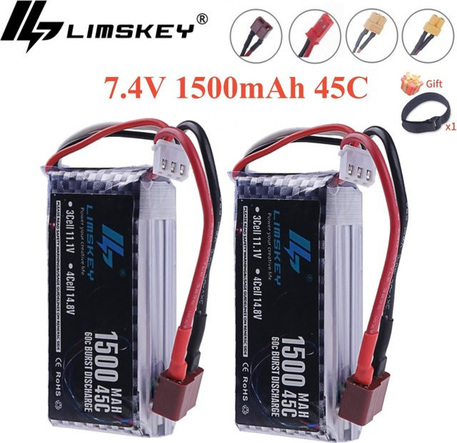 GAOLAG 2S LiPo Batterie 7,4 V 1500 mAh 1800 mAh 45C RC Akkus - Bild 1