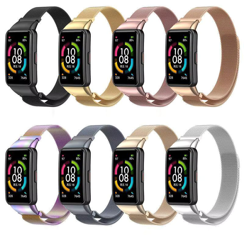 Uhrenarmband Edelstahl, Unisex, für Huawei Band 6/6 Pro - Bild 5