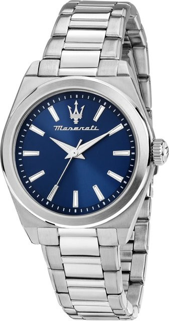 Maserati Damenuhr Velocità, Quarz, Edelstahl, Blau, 35 mm, 5 ATM - Bild 1