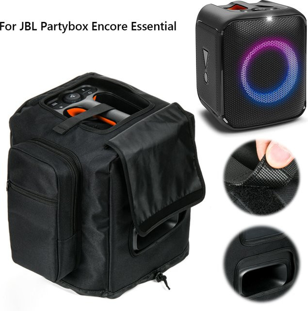 Schützende Lautsprecherhülle in Schwarz als staubdichte Ersatz-Slip-Cover Tragetasche für deinen JBL PartyBox Encore Essential Lautsprecher - Bild 1
