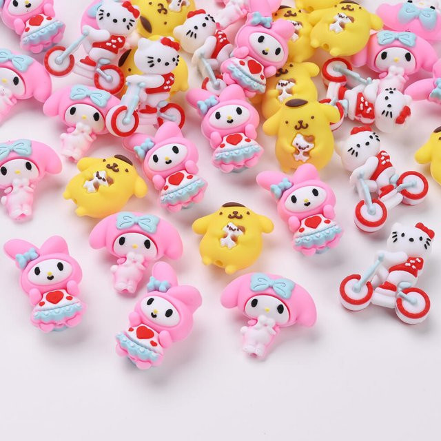 Sanrio Silikonperlen, Bunt, Silikonperlen - Bild 1