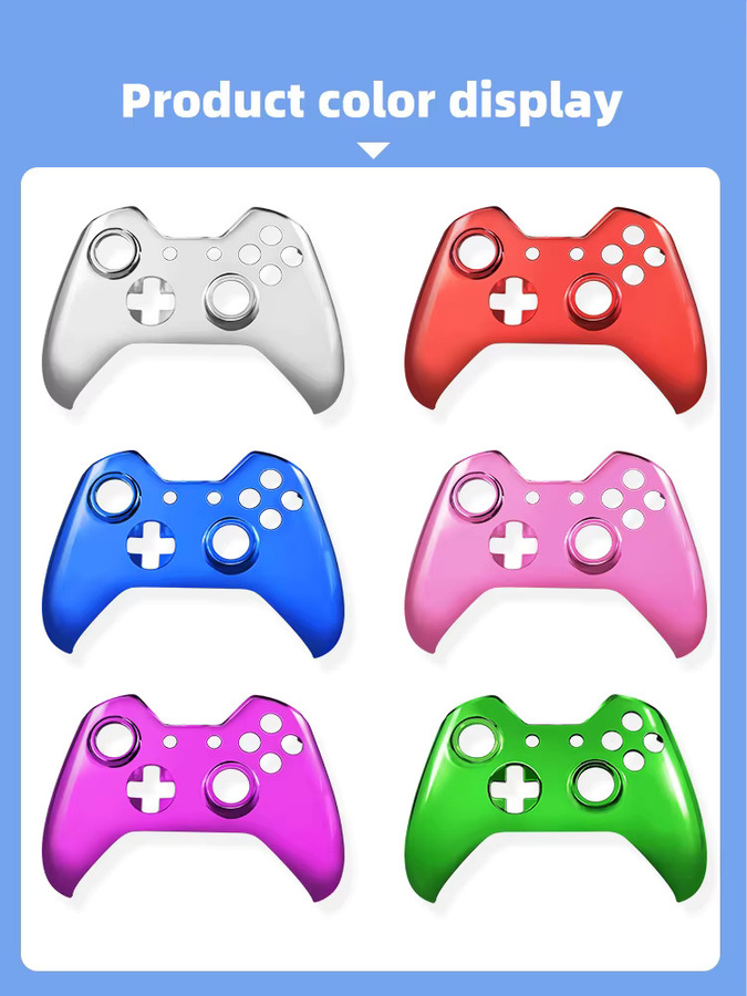 DATA FROG Ersatzgehäuse für Xbox One mit mattem Obermaterial als Frontgehäuse Shell Cover Skin - Bild 2