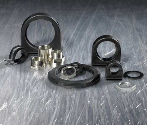 HellermannTyton Gegenmutter ALSS-M40-SS316-ML aus Edelstahl in Silber - Bild 1