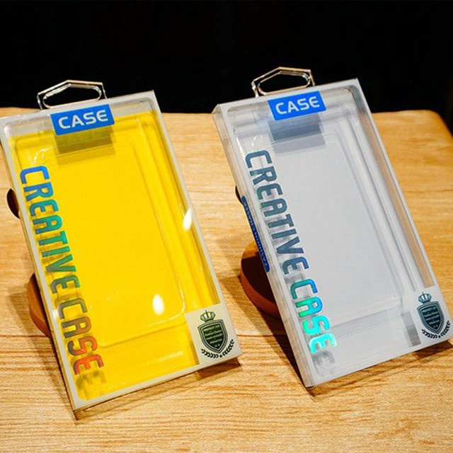 100 Stück Transparente Handyhüllen-Verpackungsboxen aus Kunststoff mit Einlage B/H/T: 18,0 x 10,3 x 1,5 cm - Bild 1