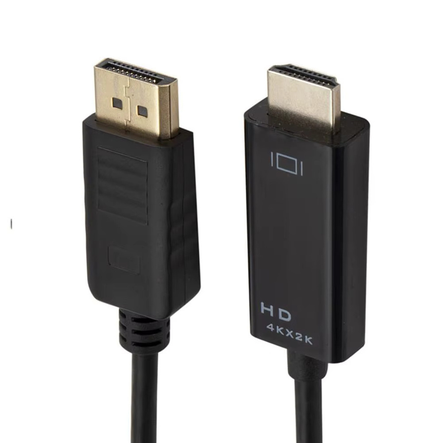 Eelhoe DisplayPort zu HDMI Video und Audio Konverter Adapter in Schwarz für Laptop, PC und Monitor, unterstützt 4K und 2K Auflösung - Bild 5