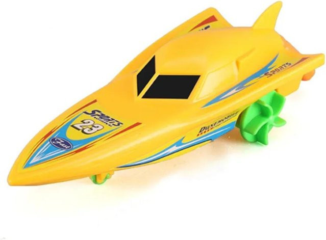 Discover Intime Aufzieh-Speedboot Schiff, Duschbadewannen-Spielzeug, ab 12 Jahre - Bild 1