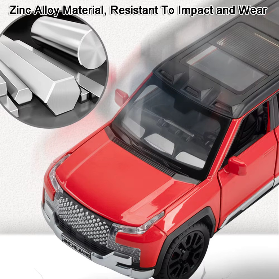 MAKEDA YangWang U8 Prado Spielzeugauto Modell, 1:32, Legierung, mit Licht und Sound - Bild 1