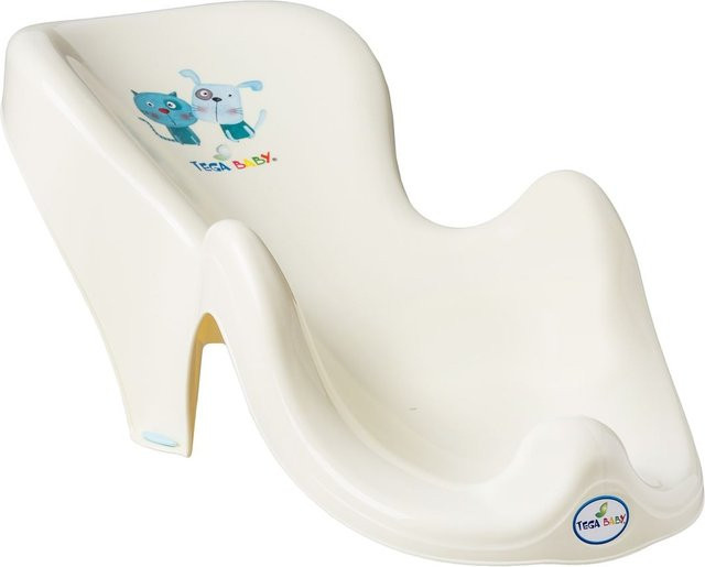Chipolino Baby Badewannenliege und Badewannenauflage ab Geburt in Beige Gelb mit Gummifüßen - Bild 1