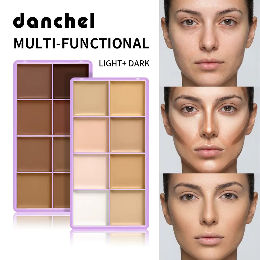 ibcccndc Soft Matte Cream Concealer Palette, 8 Farbtöne - Bild 3