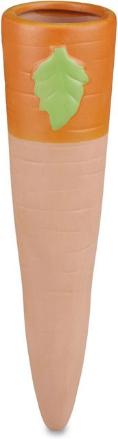 Relaxdays 4er Set Keramik Tonspitzen in Form von Möhren, Farbe Terrakotta, Höhe: 23 cm, Durchmesser: 6 cm - Bild 1
