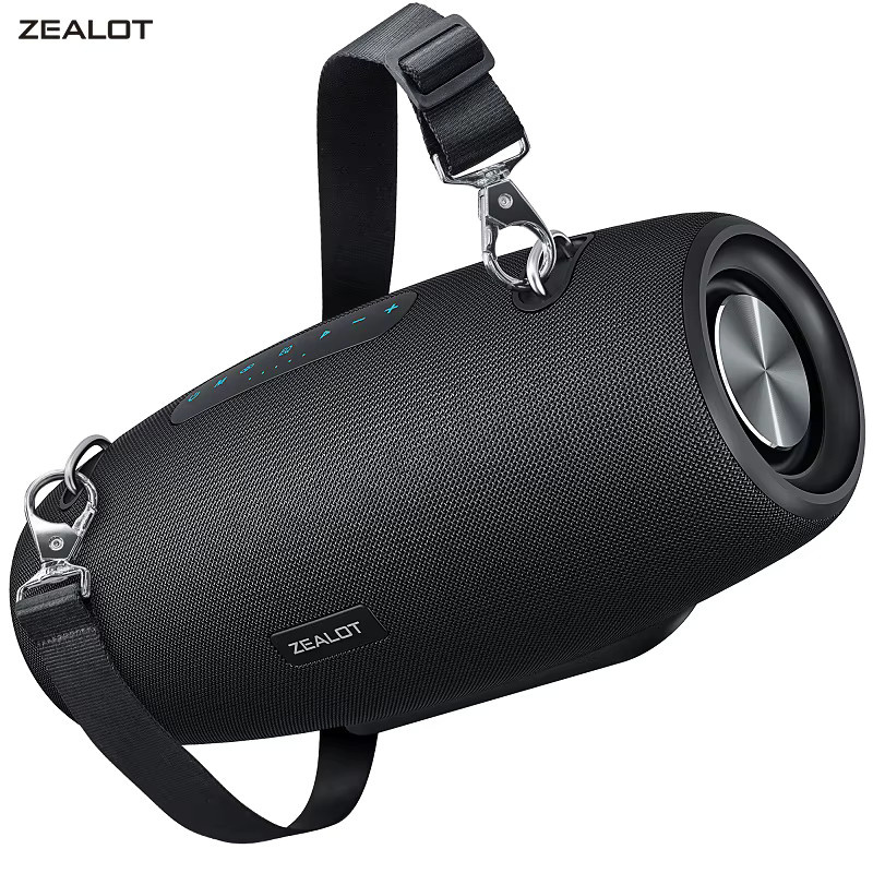 Zealot S67 Tragbarer Bluetooth-Lautsprecher mit 60W Leistung und Bass in Schwarz - Bild 6