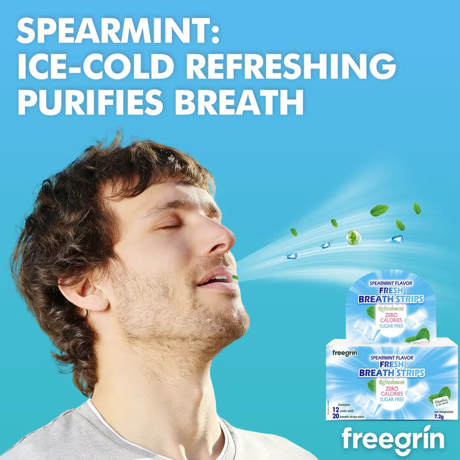 FREEGRIN Mundstreifen Spearmint, Unisex - Bild 2