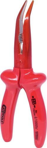KS Tools Flachrundzange 117.1719 aus Werkzeugstahl in Rot, Länge: 200 mm - Bild 1