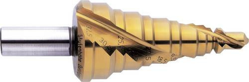 Exact HSS Stufenbohrer mit TiAIN Beschichtung in Gold, Gesamtlänge: 96 mm - Bild 1