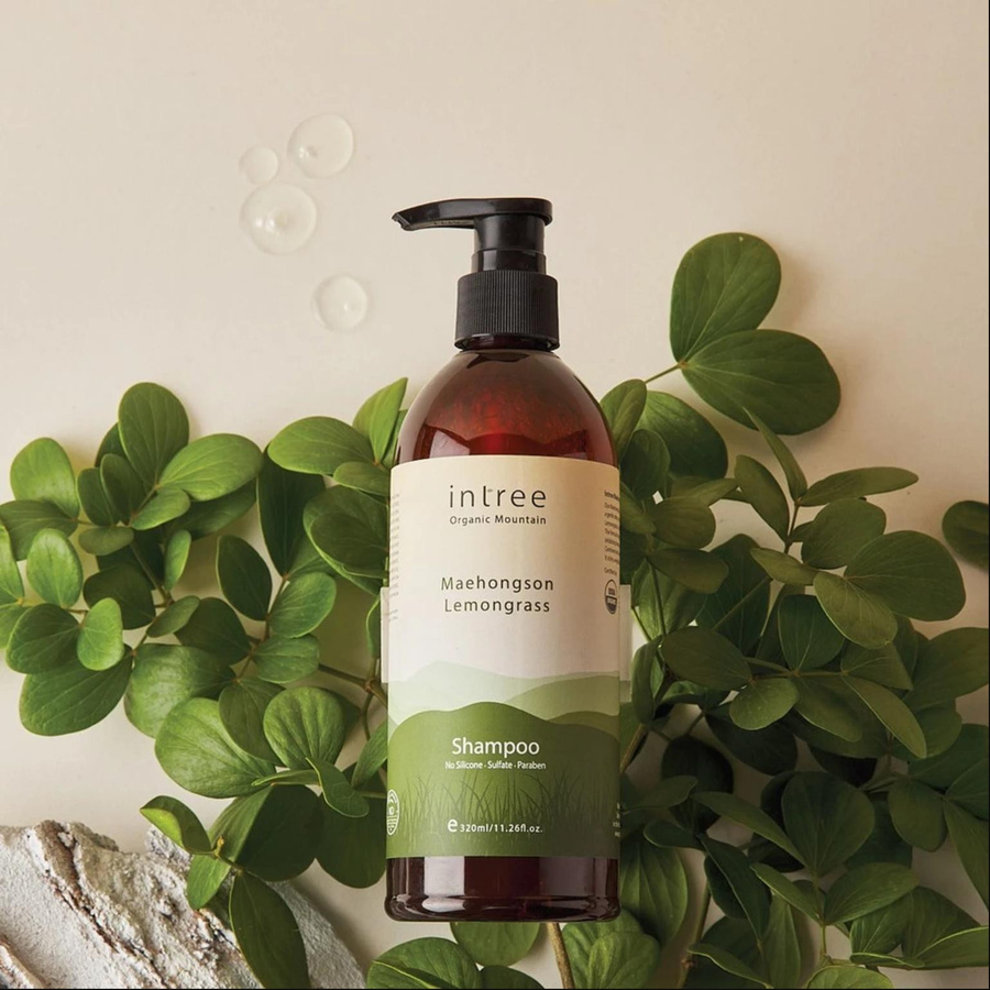 Phutawan Intree Bio-Shampoo Zitronengras, 320 ml, Unisex - Bild 5