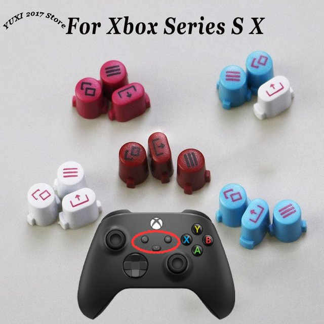 Yu Xi Ersatz-Tasten Set für Xbox Series S/X Controller in Blau und Weiß - Bild 1
