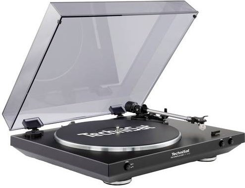 TechniSat TechniPlayer LP 200 Plattenspieler mit Riemenantrieb in Schwarz/Silber mit USB-Anschlüssen - Bild 2